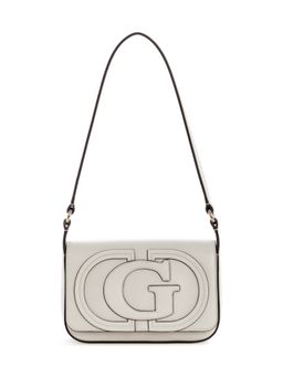 Guess - Ruby White Women Flap Solid Shoulder Bag