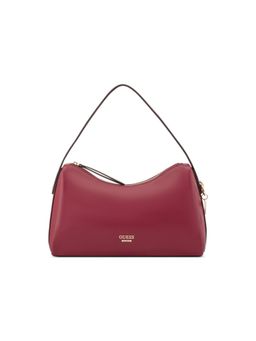 Guess - Jasmin Maroon Women Zipper Solid Hobo Bag