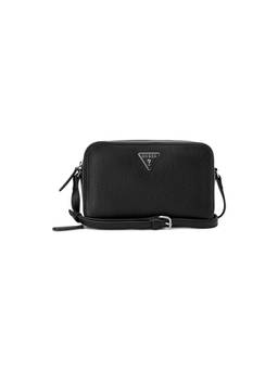 Guess - Lisa Black Women Zipper Solid Crossbody Bag