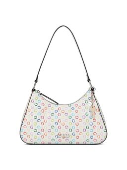 Guess - Layla Women Zipper Printed Hobo Bag