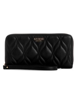 Guess - Maxine Black Women Zipper Quilted Wallet