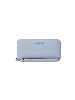 Guess - Remy Blue Women Zipper Textured Large Wallet