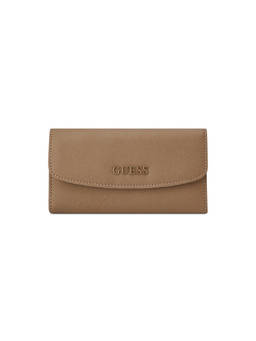 Guess - Remy Women Snap Textured Trifold Wallet