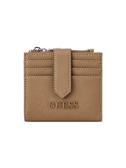 Guess - Remy Brown Women Snap Textured Card Case
