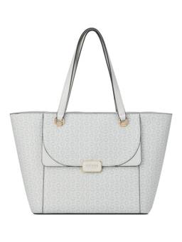 Guess - Pandora Blue Women Zipper Printed Tote Bag