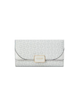 Guess - Pandora Blue Women Printed Trifold Wallet