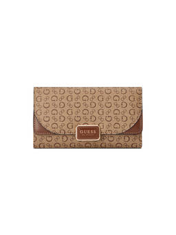 Guess - Pandora Black Women Printed Trifold Wallet
