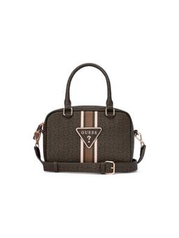 Guess - Tabitha Brown Women Zipper Printed Satchel Bag