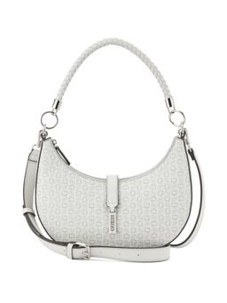 Guess - Matilda Grey Women Zipper Printed Hobo Bag