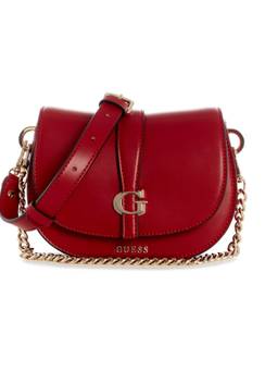 Guess - Carrie Women Flap Solid Crossbody Bag