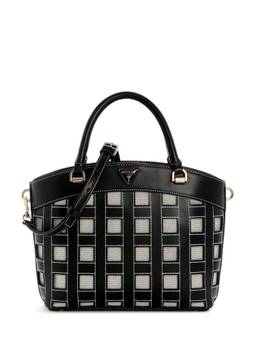 Guess - Frankie Women Snap Button Checks Satchel Bag