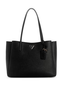 Guess - Noelle Women Snap Button Solid Shoulder Bag