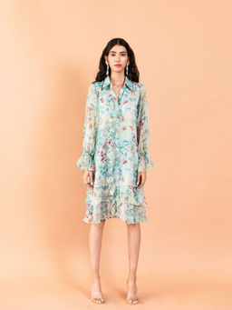 AROOP SHOP INDIA - Jean Green Dress