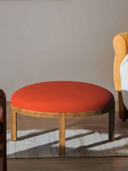 Chumbak - Bohemian Ottoman - Caribbean Coral