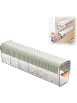 House of Quirk - Green Underwear Organizer Divider Wall Mount 6 Cell Drawer Storage Boxes