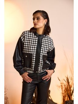 The Clothing Factory - Structured Houndstooth Jacket