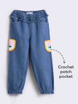 Hopscotch - Denim Jogger Fit Jeans