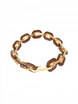 Jil Sander - Golden Brown Chain Bracelet