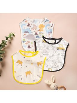 Kicks and Crawl - Boys Drool Plastic Bibs - Pack Of 3