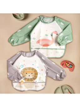 Kicks and Crawl - Animal Land Full Bibs - Pack Of 2