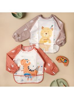 Kicks and Crawl - Animal Friends Full Bibs - Pack Of 2