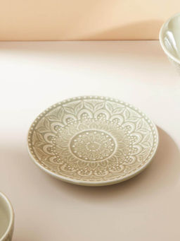 Fabindia - Green Hamza Ceramic Cup N Saucer