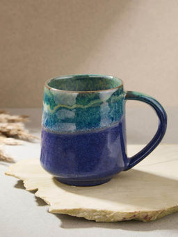Fabindia - Blue Aavegh Ceramic Mug