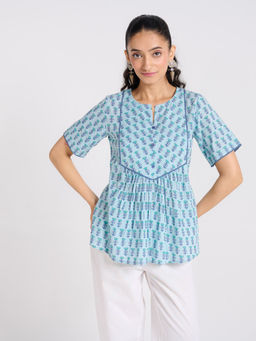 Rustorange - Aqua Bloom Cotton Top
