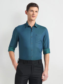 Arrow - Men Green Slim Formal Shirt