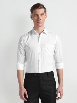 Arrow - White Auto Press Cotton Formal Shirt