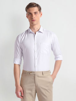 Arrow - Purple Auto Press Check Dobby Formal Shirt
