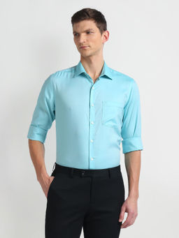 Arrow - Green Auto Press Dobby Formal Shirt