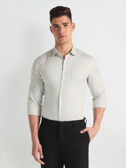 Arrow - Grey Liberty Classic Fit Dobby Formal Shirt