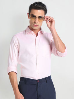 Arrow - Pink Liberty Classic Fit Dobby Formal Shirt