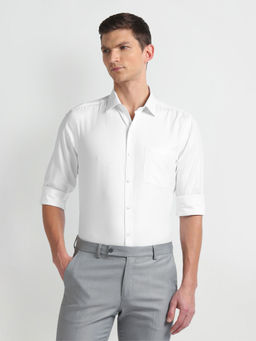Arrow - White Liberty Classic Fit Dobby Formal Shirt