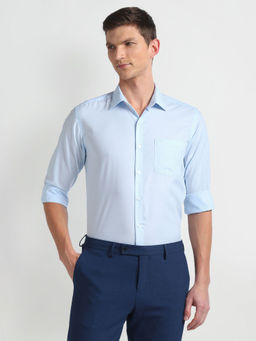 Arrow - Blue Manhattan Slim Fit Auto Press Formal Shirt