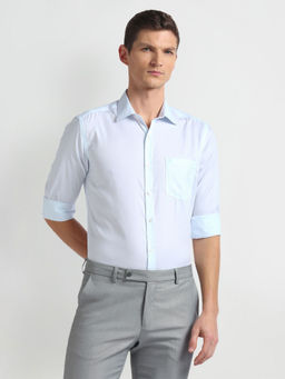 Arrow - Blue Manhattan Slim Pure Cotton Formal Shirt