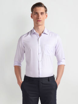Arrow - Purple Manhattan Slim Auto Press Formal Shirt