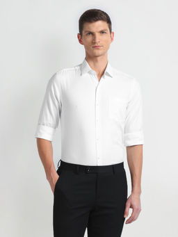 Arrow - White Iconic Slim Fit Cotton Formal Shirt