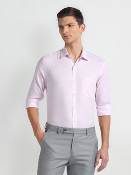 Arrow - Pink Micro Check Pure Cotton Formal Shirt
