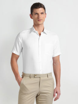 Arrow - White Manhattan Slim Fit Cotton Formal Shirt