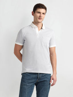 Arrow - Grey Printed Polo T-Shirt