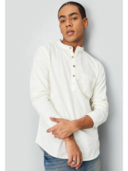max - Men Striped Slim Fit Short Kurta