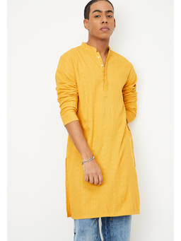 max - Men Embroidered Slim Fit Kurta