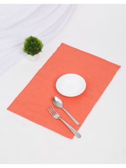 Fabindia - Red Global Boho Cotton Mat (4 Seater)