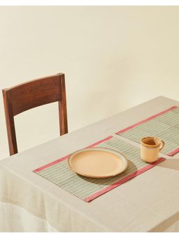 Fabindia - Cotton Mat, Multi-Color Set of 6 (6 Seater)