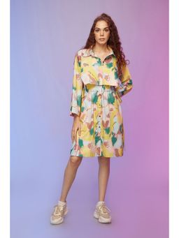 Label SOUS - Multi-Colour Lively Bib Dress