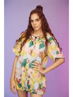 Label SOUS - Multi-Colour Go To Casual Hoodie Dress