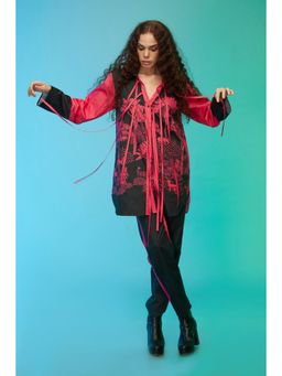 Label SOUS - Black Interlaced Casual Co-Ord (Set of 2)