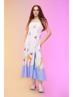 Label SOUS - White Radiant Pastel Dress